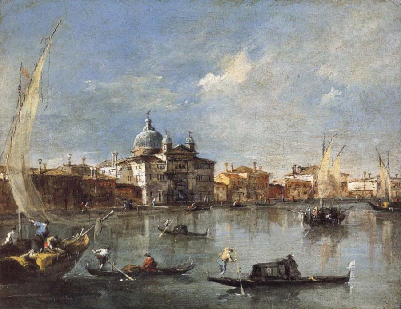 Francesco Guardi The Giudecca with the Zitelle